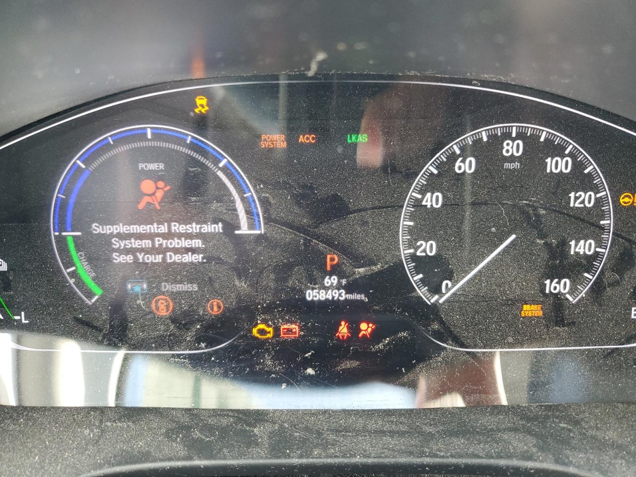 2022 HONDA INSIGHT TOURING VIN:19XZE4F9XNE002990