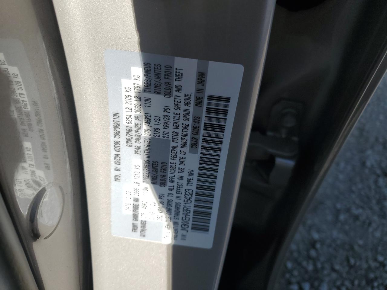 2024 MAZDA CX-90 PREMIUM PLUS VIN:JM3KKEHA8R1154323