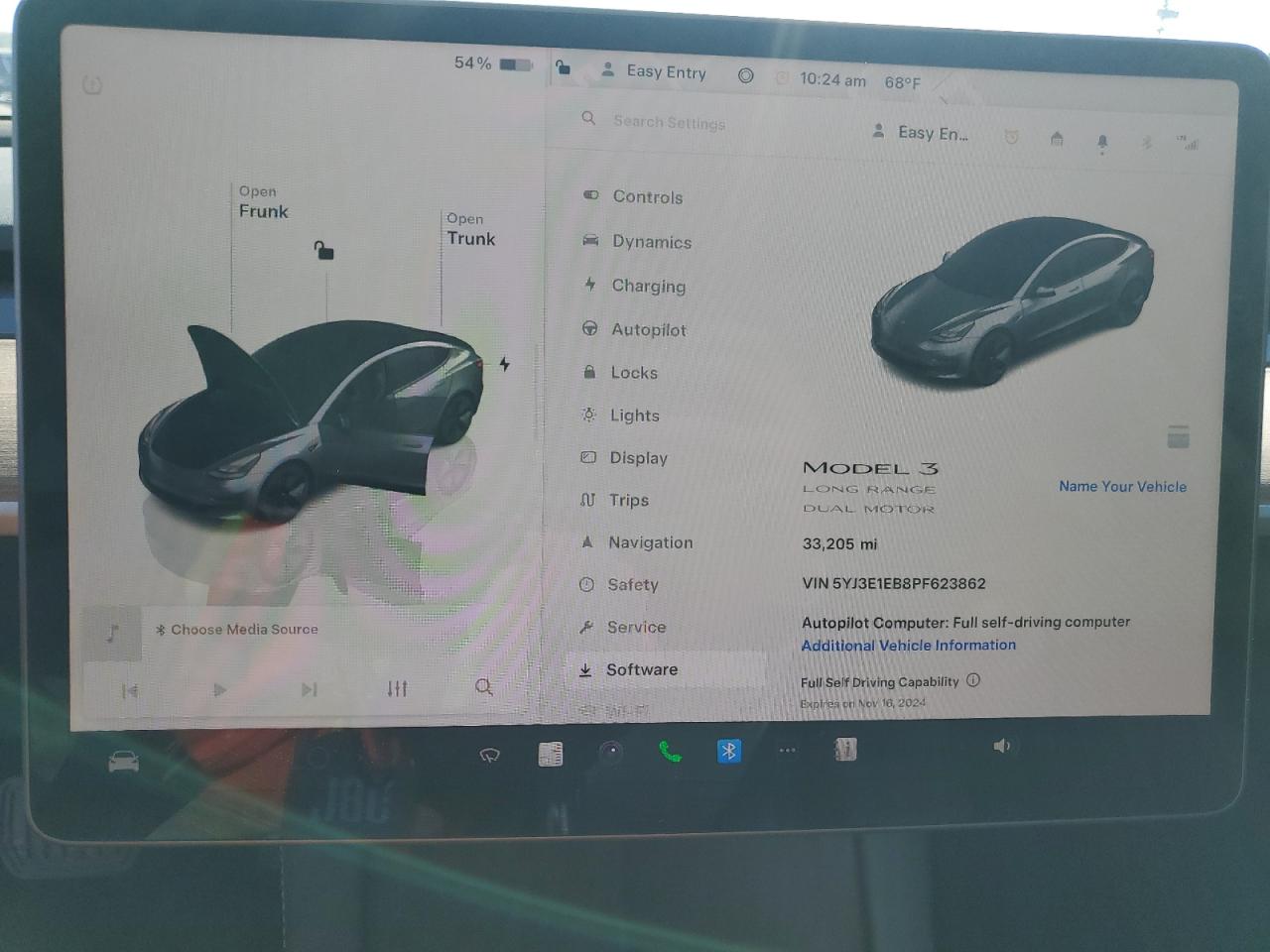 2023 TESLA MODEL 3  VIN:5YJ3E1EB8PF623862