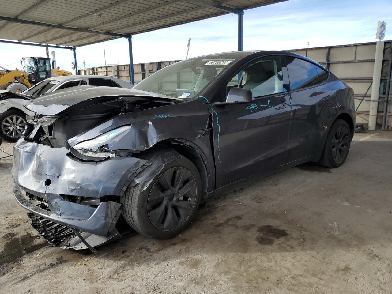 2024 TESLA MODEL Y  VIN:7SAYGDEE0RA301201