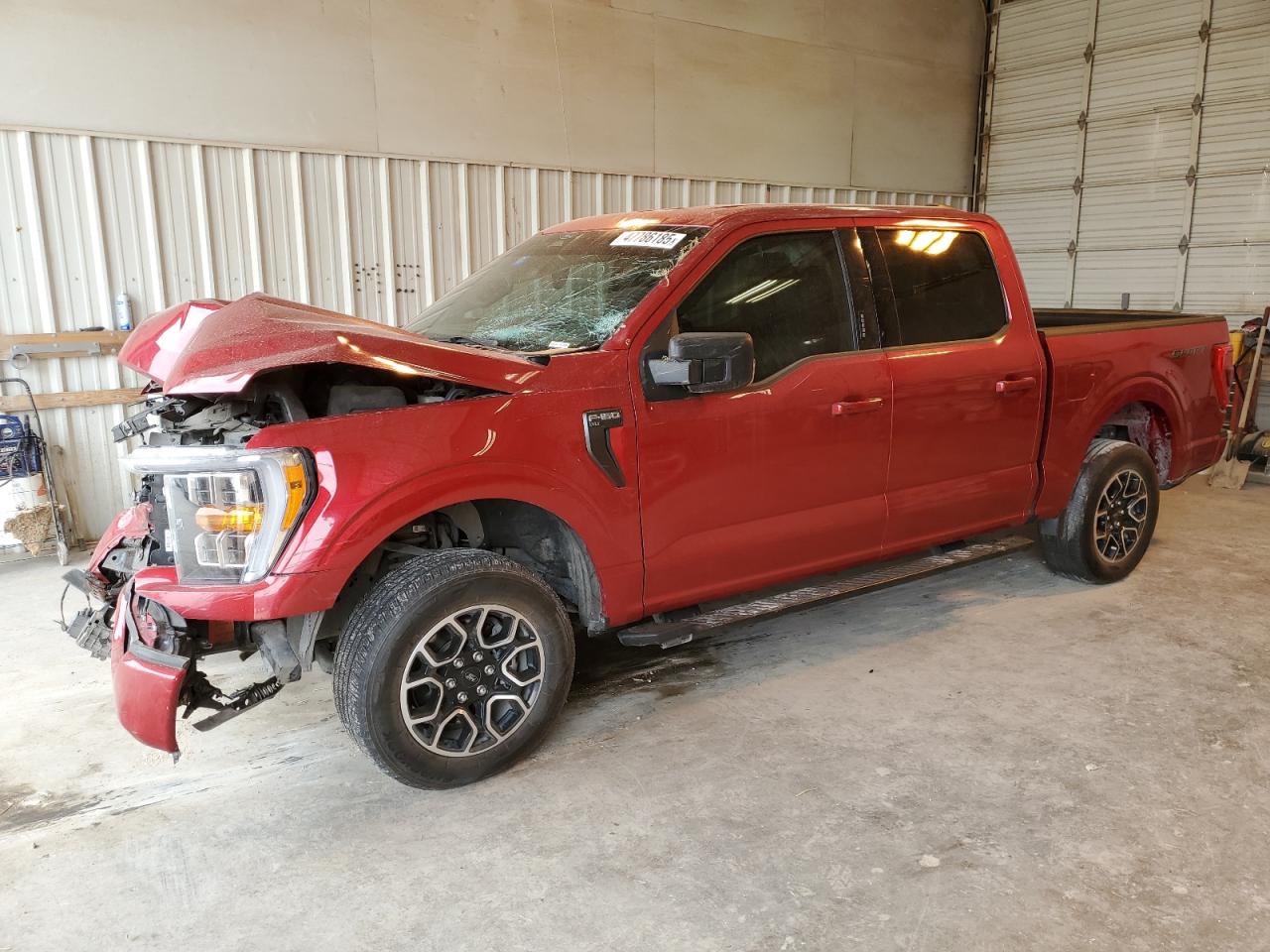 2022 FORD F150 SUPERCREW VIN:1FTEW1C89NKE64007