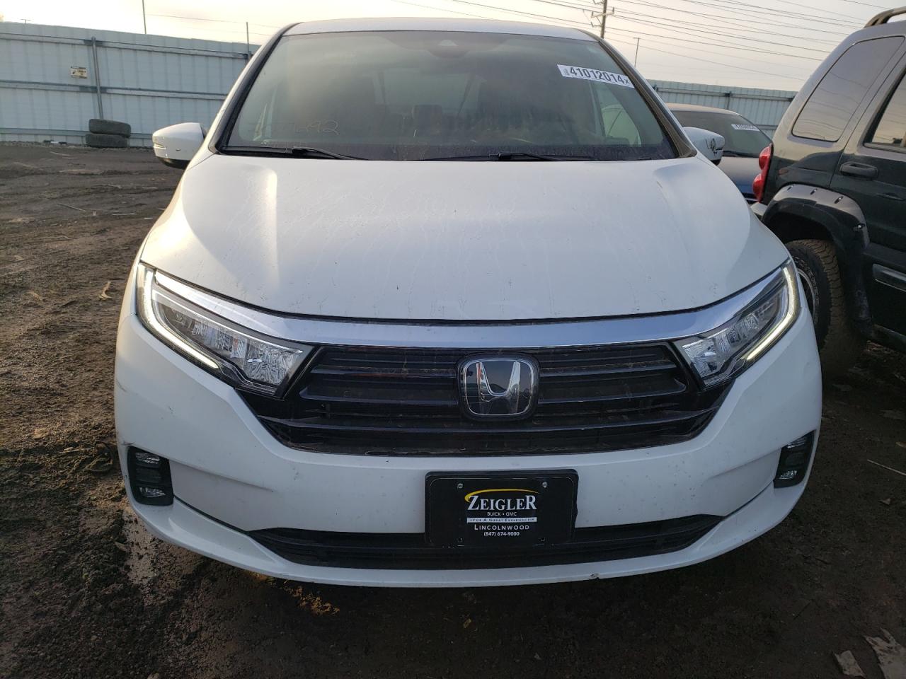 2022 HONDA ODYSSEY EX VIN:5FNRL6H52NB036041