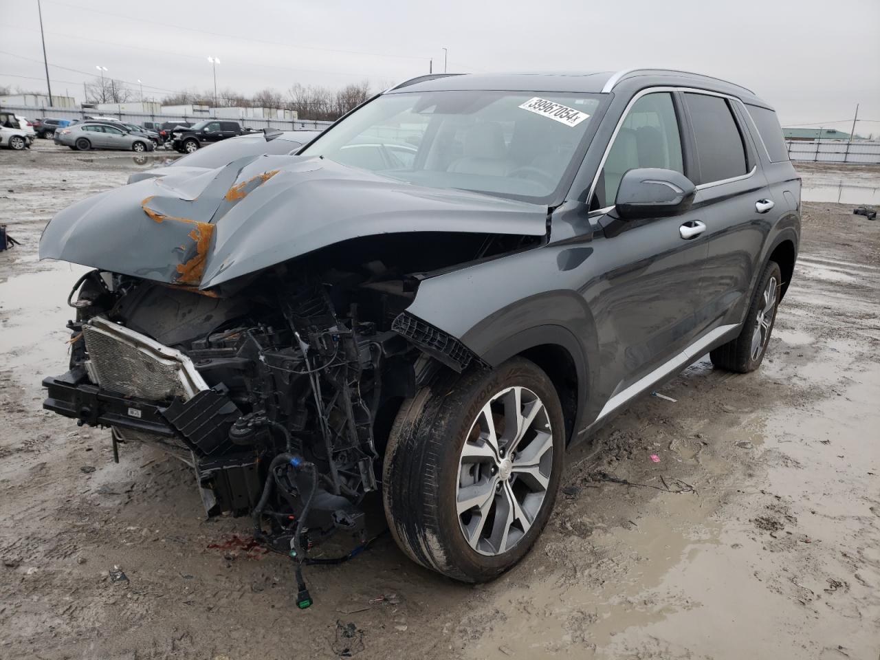 2022 HYUNDAI PALISADE SEL VIN:KM8R44HE3NU407521