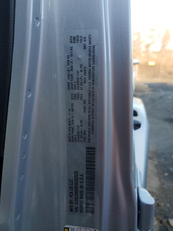 2024 JEEP WRANGLER 4XE VIN:1C4RJXN69RW282529