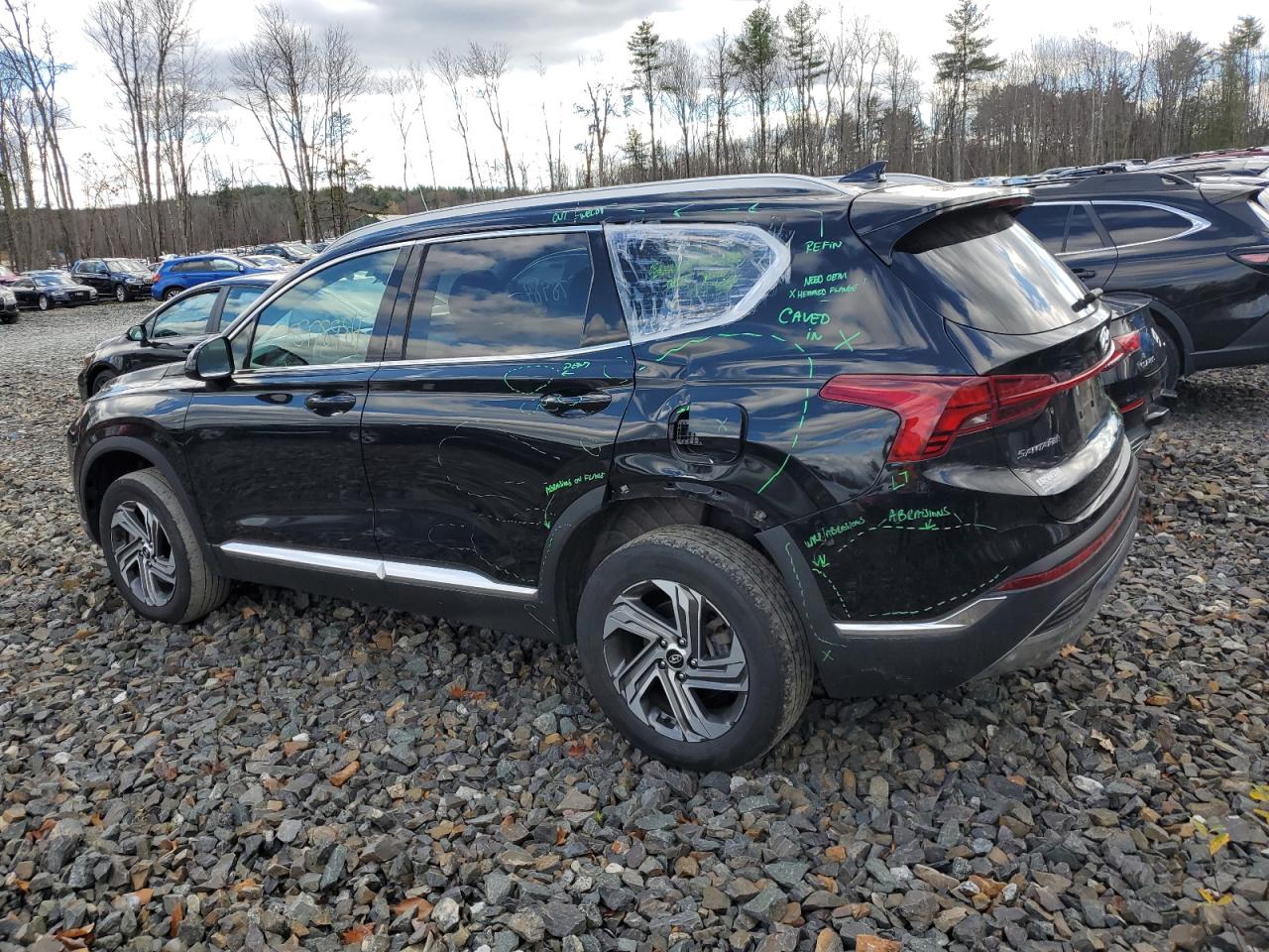 2022 HYUNDAI SANTA FE SEL VIN:5NMS2DAJ4NH414679