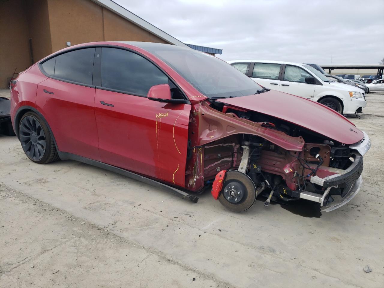 2022 TESLA MODEL Y  VIN:7SAYGDEF2NF406103