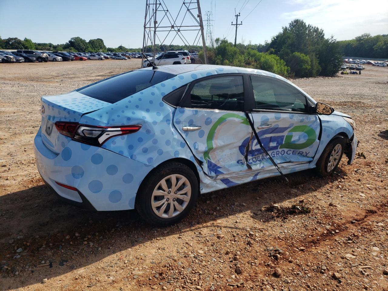2022 HYUNDAI ACCENT SE VIN:3KPC24A68NE159168