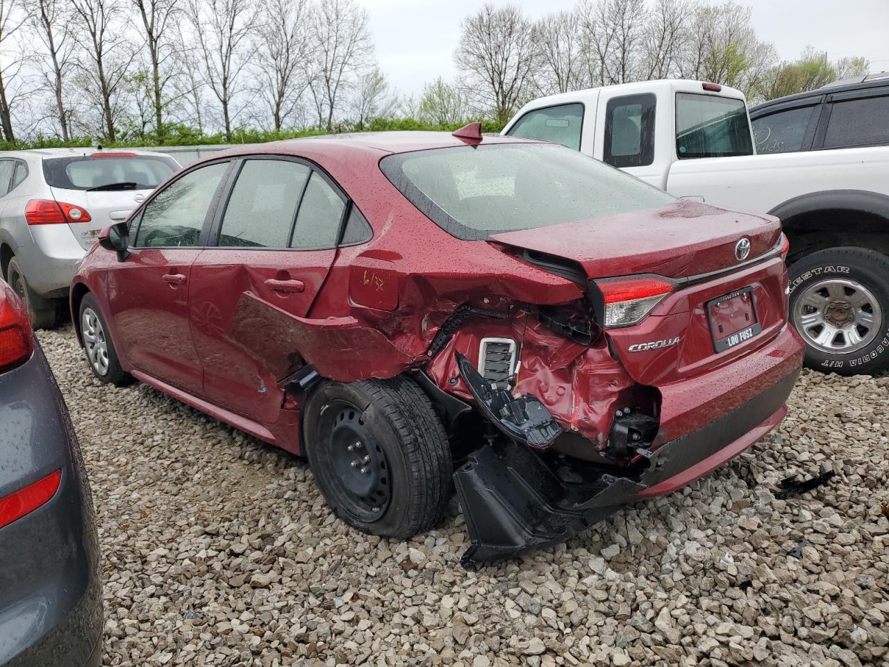 2022 TOYOTA COROLLA LE VIN:JTDEPMAE3NJ197220