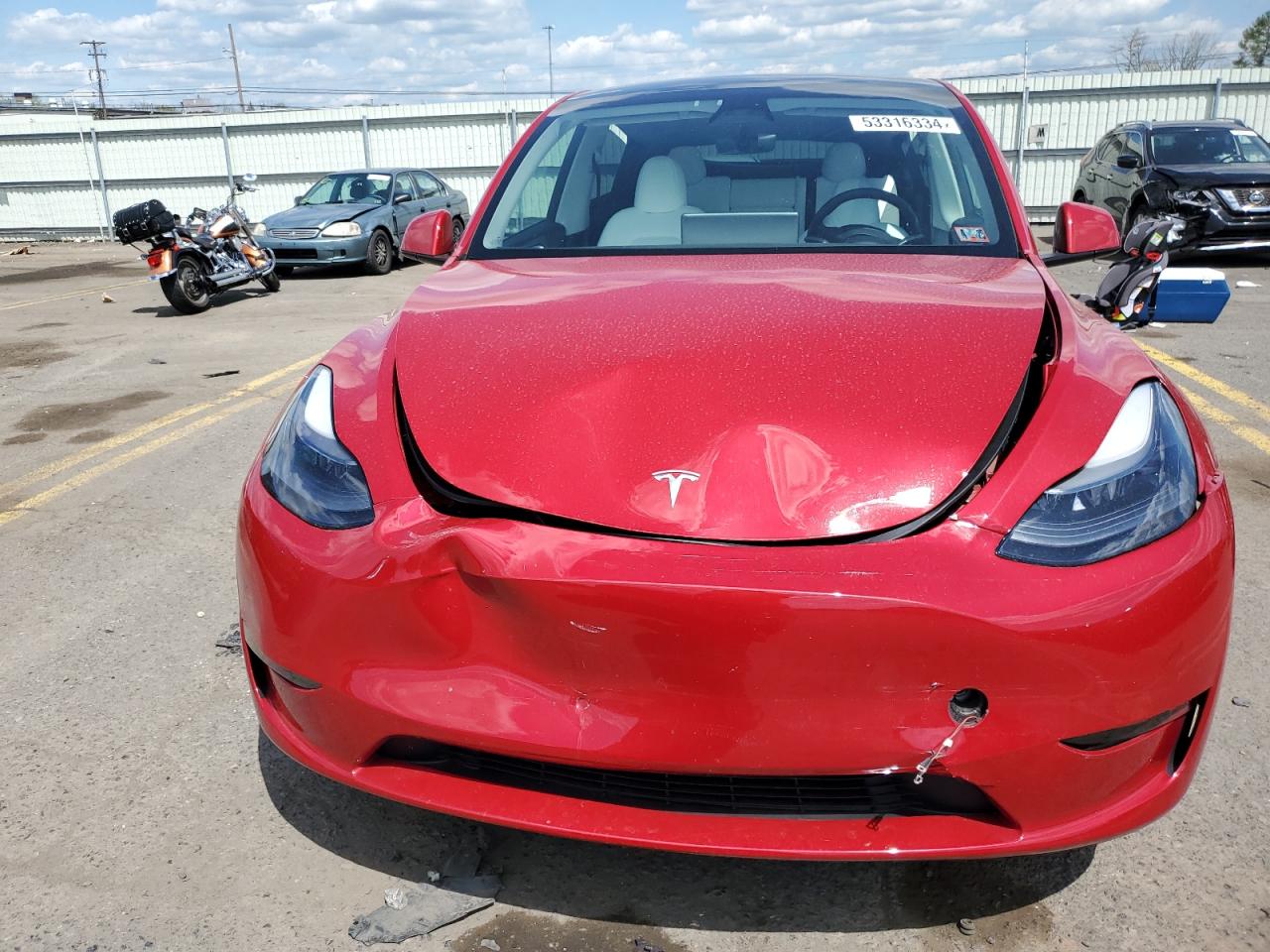 2023 TESLA MODEL Y  VIN:7SAYGAEE4PF705763