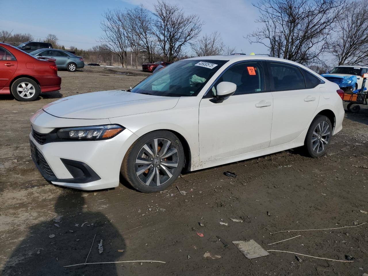 2022 HONDA CIVIC EX VIN:JHMFE1F71NX002763