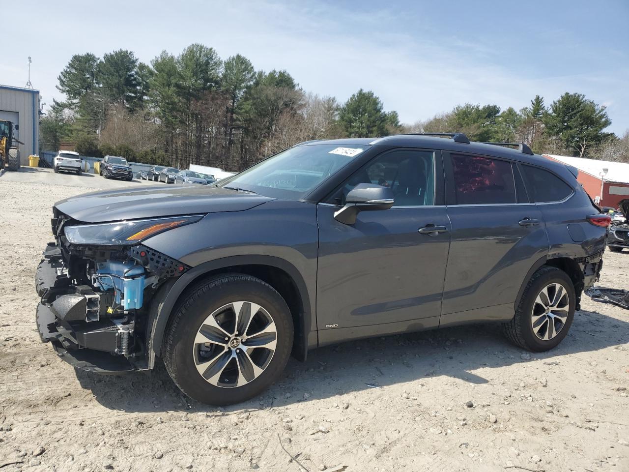 2023 TOYOTA HIGHLANDER HYBRID XLE VIN:5TDKBRCH9PS586696