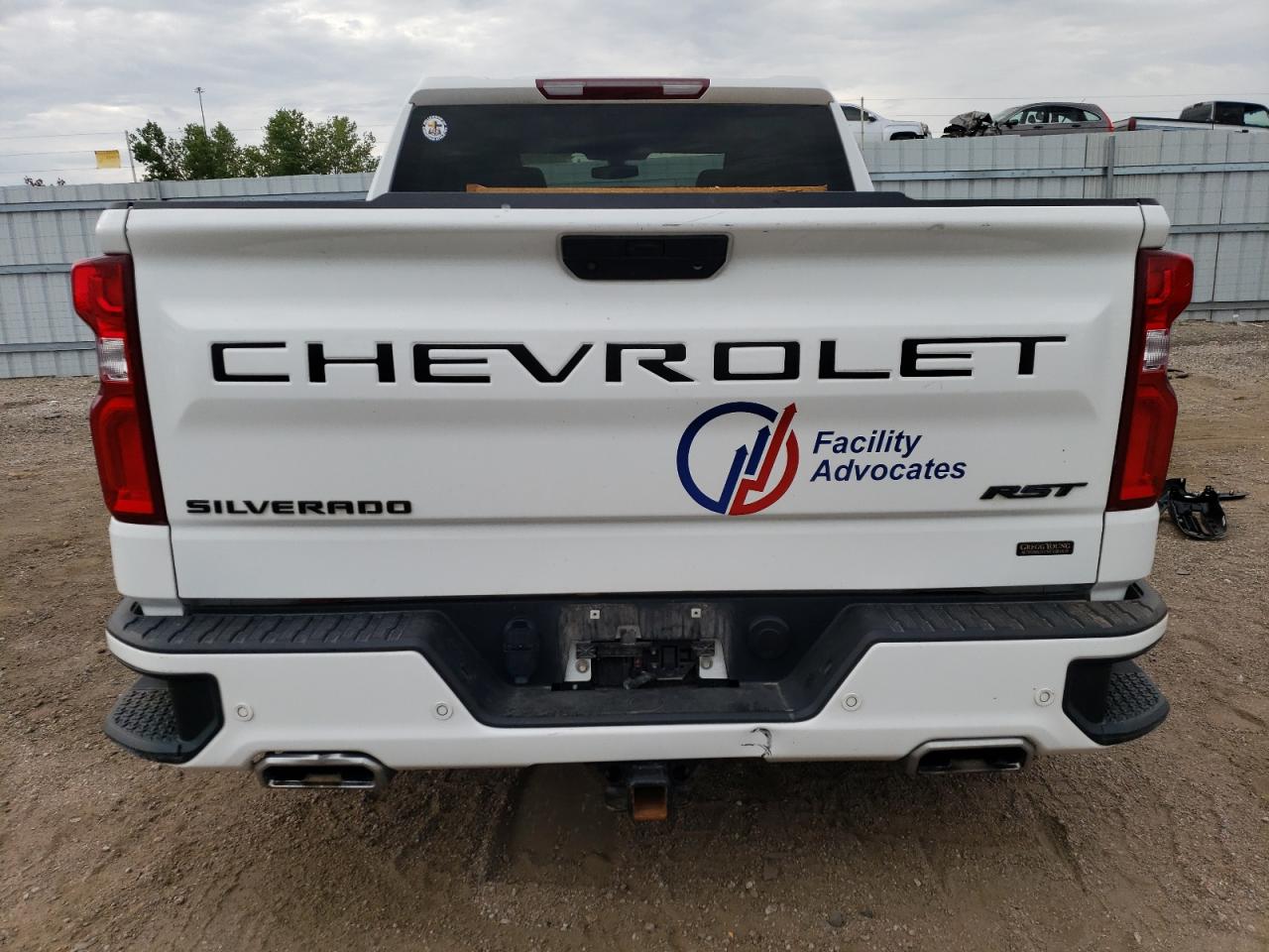 2022 CHEVROLET SILVERADO LTD K1500 RST VIN:1GCUYEEL7NZ166044