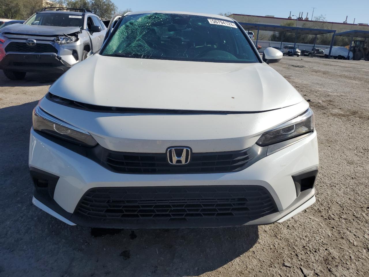 2022 HONDA CIVIC EX VIN:JHMFE1F75NX007190