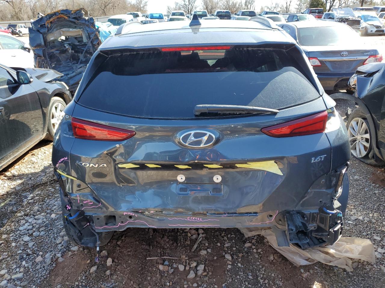 2022 HYUNDAI KONA LIMITED VIN:KM8K53A33NU923010