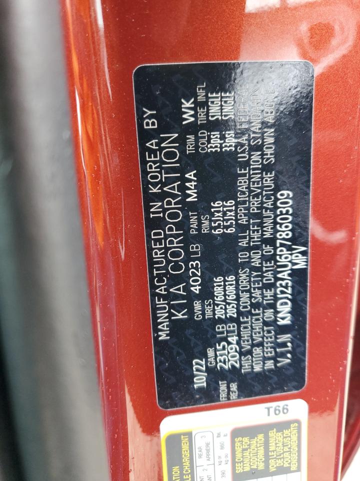 2023 KIA SOUL LX VIN:KNDJ23AU6P7860309