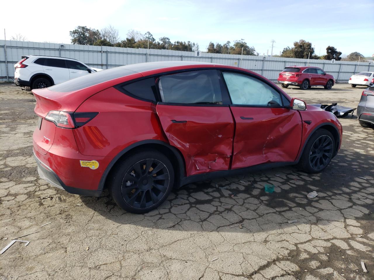 2022 TESLA MODEL Y  VIN:7SAYGDEE6NF345538