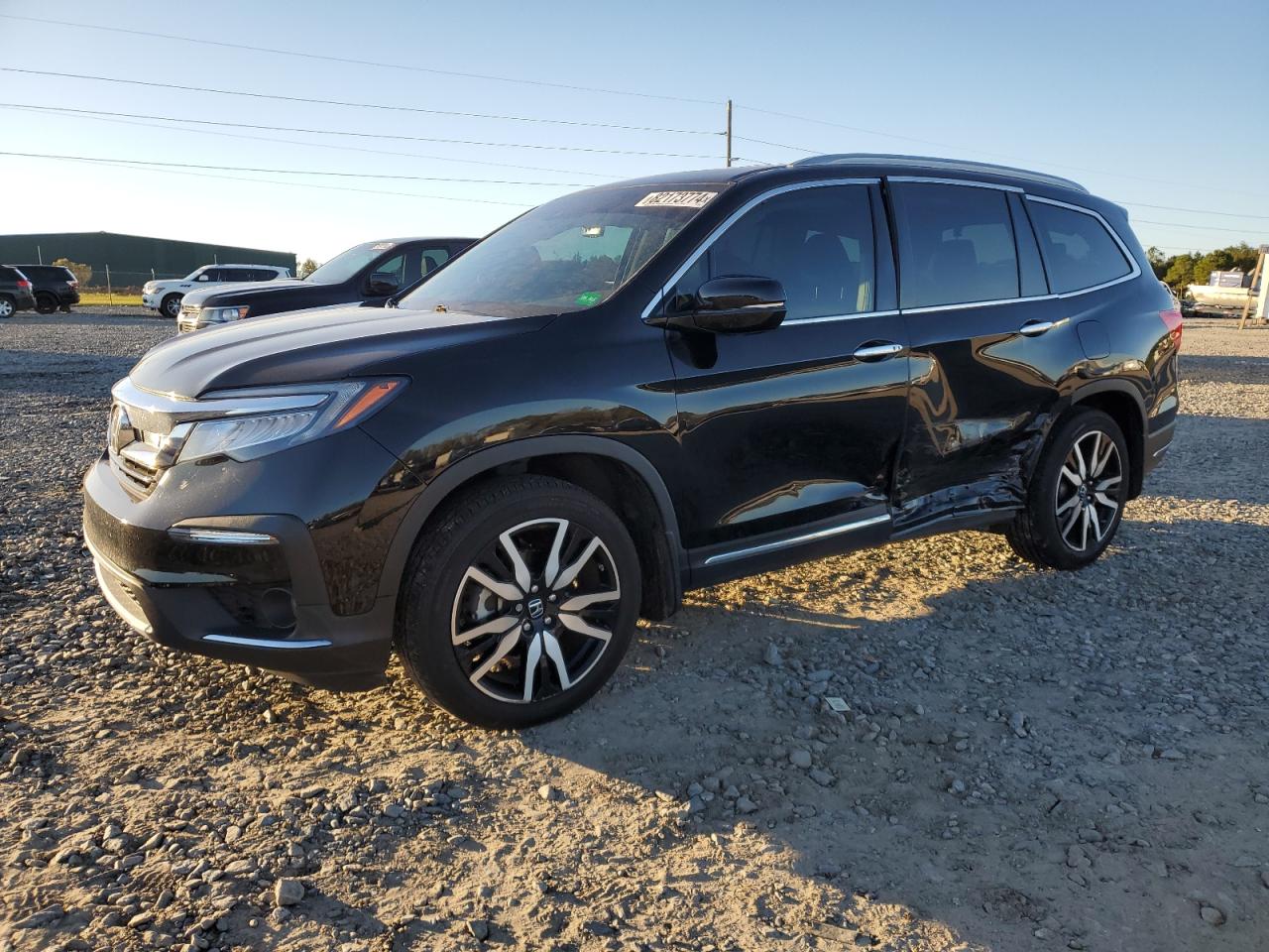 2022 HONDA PILOT TOURING VIN:5FNYF5H61NB029832