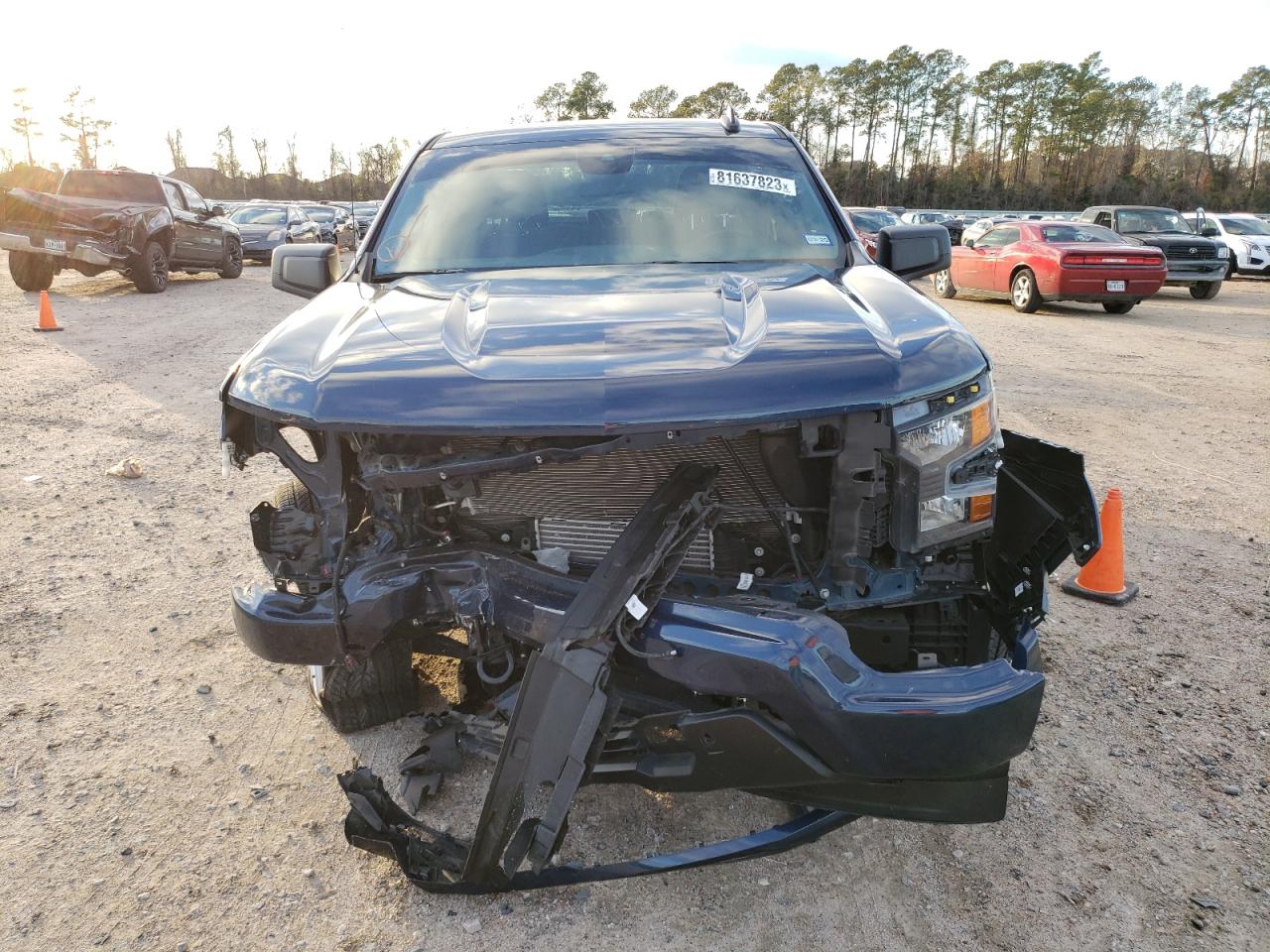 2023 CHEVROLET SILVERADO C1500 CUSTOM VIN:3GCPABEK0PG191538