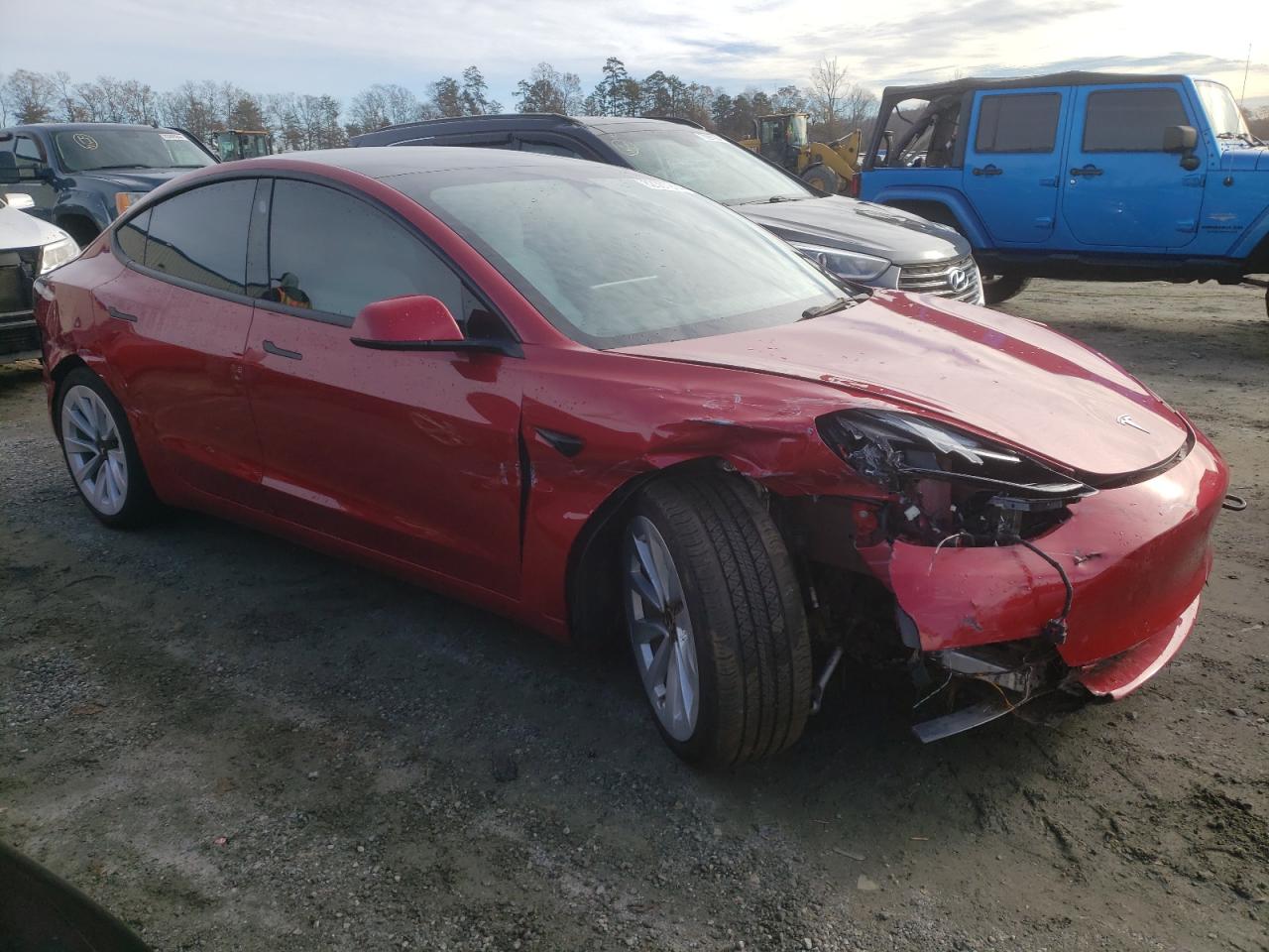 2022 TESLA MODEL 3  VIN:5YJ3E1EB0NF348890