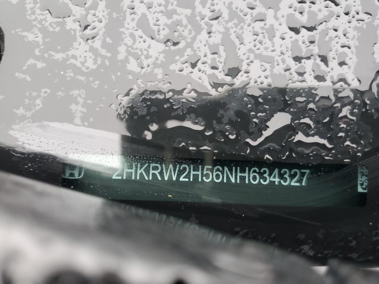 2022 HONDA CR-V EX VIN:2HKRW2H56NH634327