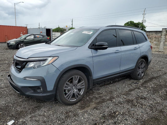 2022 HONDA PILOT SPORT VIN:5FNYF5H38NB038257