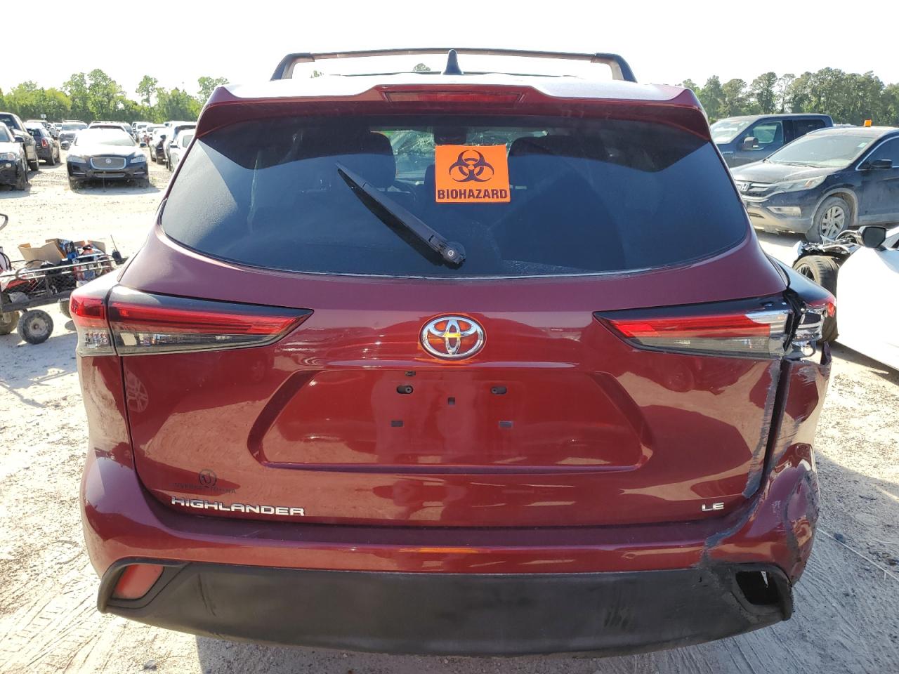2022 TOYOTA HIGHLANDER L VIN:5TDZZRAH1NS542153