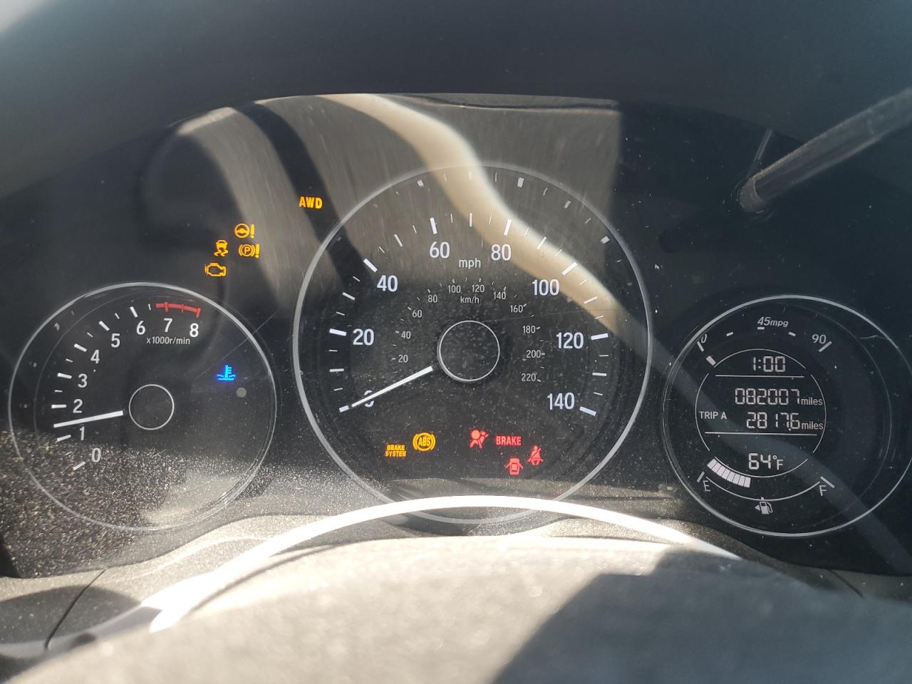 2022 HONDA HR-V SPORT VIN:3CZRU6H14NM702364