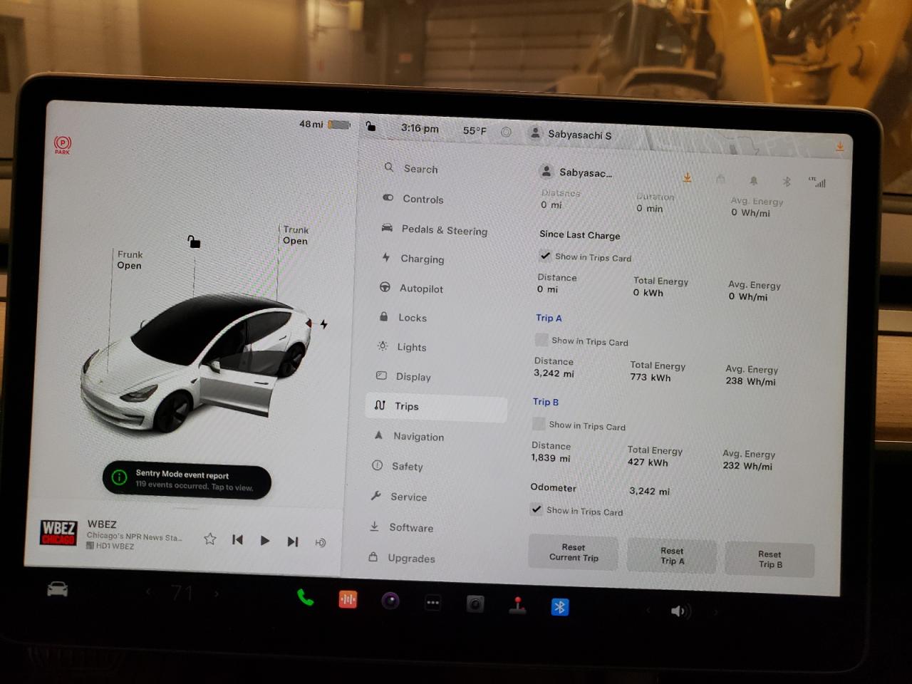 2023 TESLA MODEL 3  VIN:5YJ3E1EA1PF652725