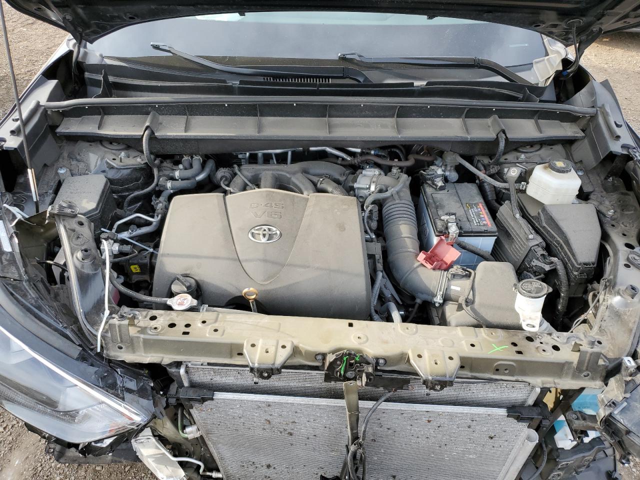 2022 TOYOTA HIGHLANDER XLE VIN:5TDHZRBH7NS255023