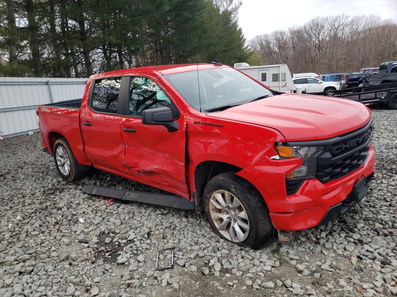 2022 CHEVROLET SILVERADO K1500 CUSTOM VIN:1GCPDBEK7NZ551425