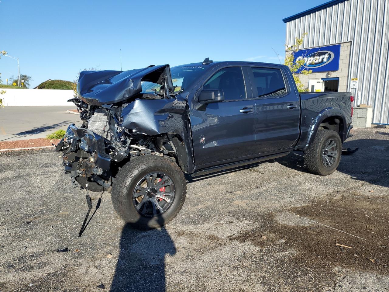 2022 CHEVROLET SILVERADO LTD K1500 RST VIN:1GCUYEEL9NZ104497