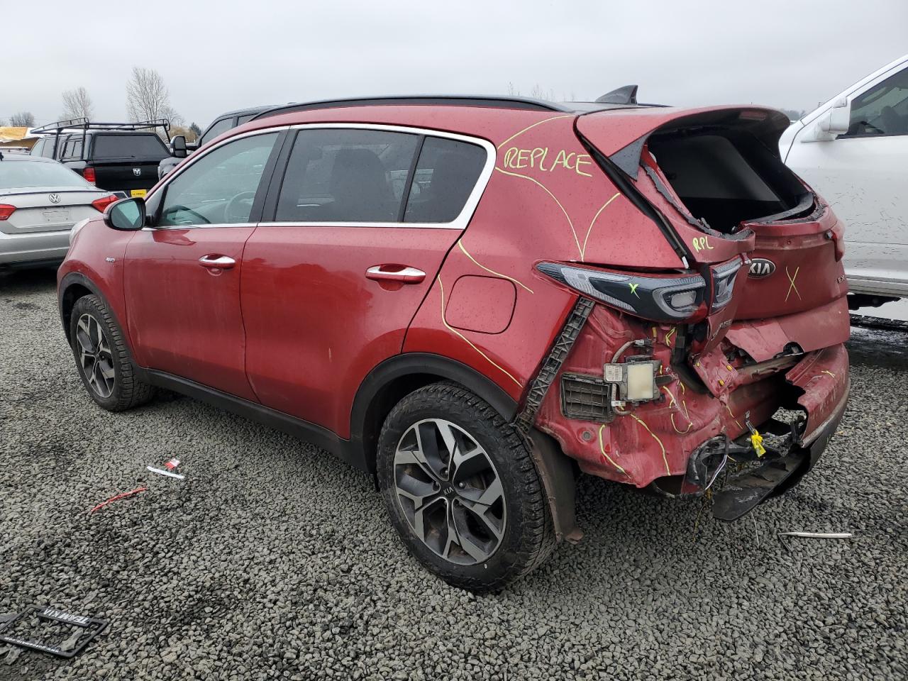 2022 KIA SPORTAGE EX VIN:KNDPNCAC9N7027514