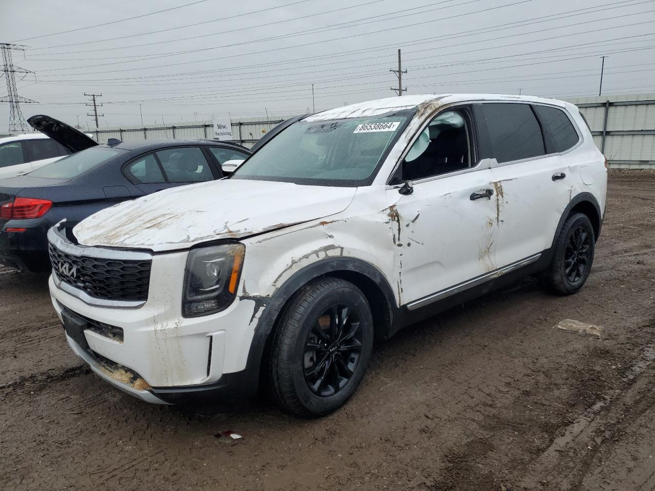 2022 KIA TELLURIDE LX VIN:5XYP2DHC9NG282137