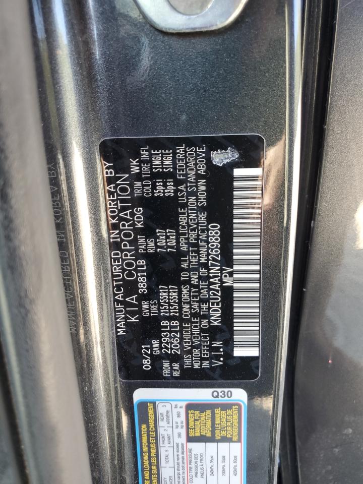 2022 KIA SELTOS S VIN:KNDEU2AA1N7269880