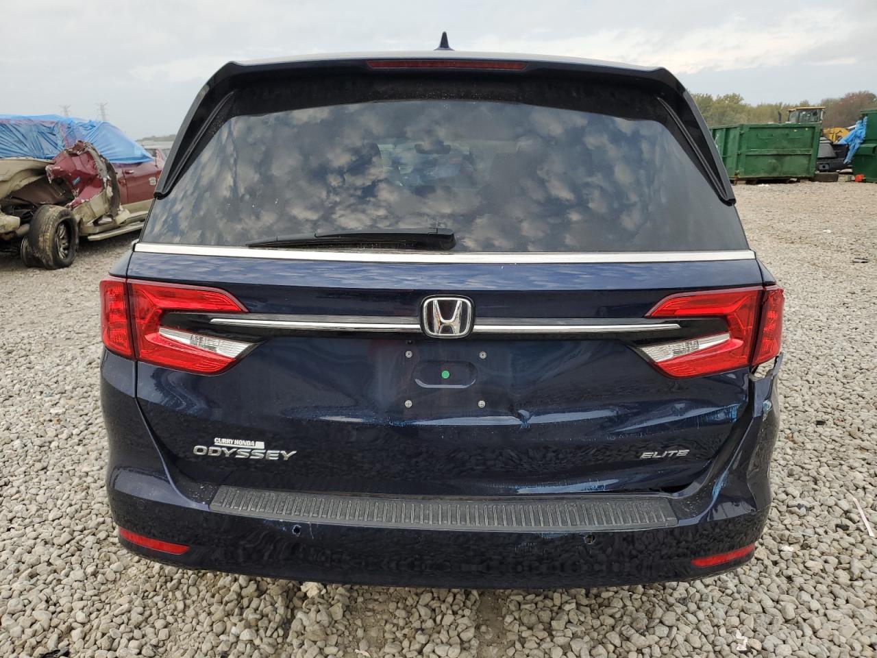 2022 HONDA ODYSSEY ELITE VIN:5FNRL6H97NB017794