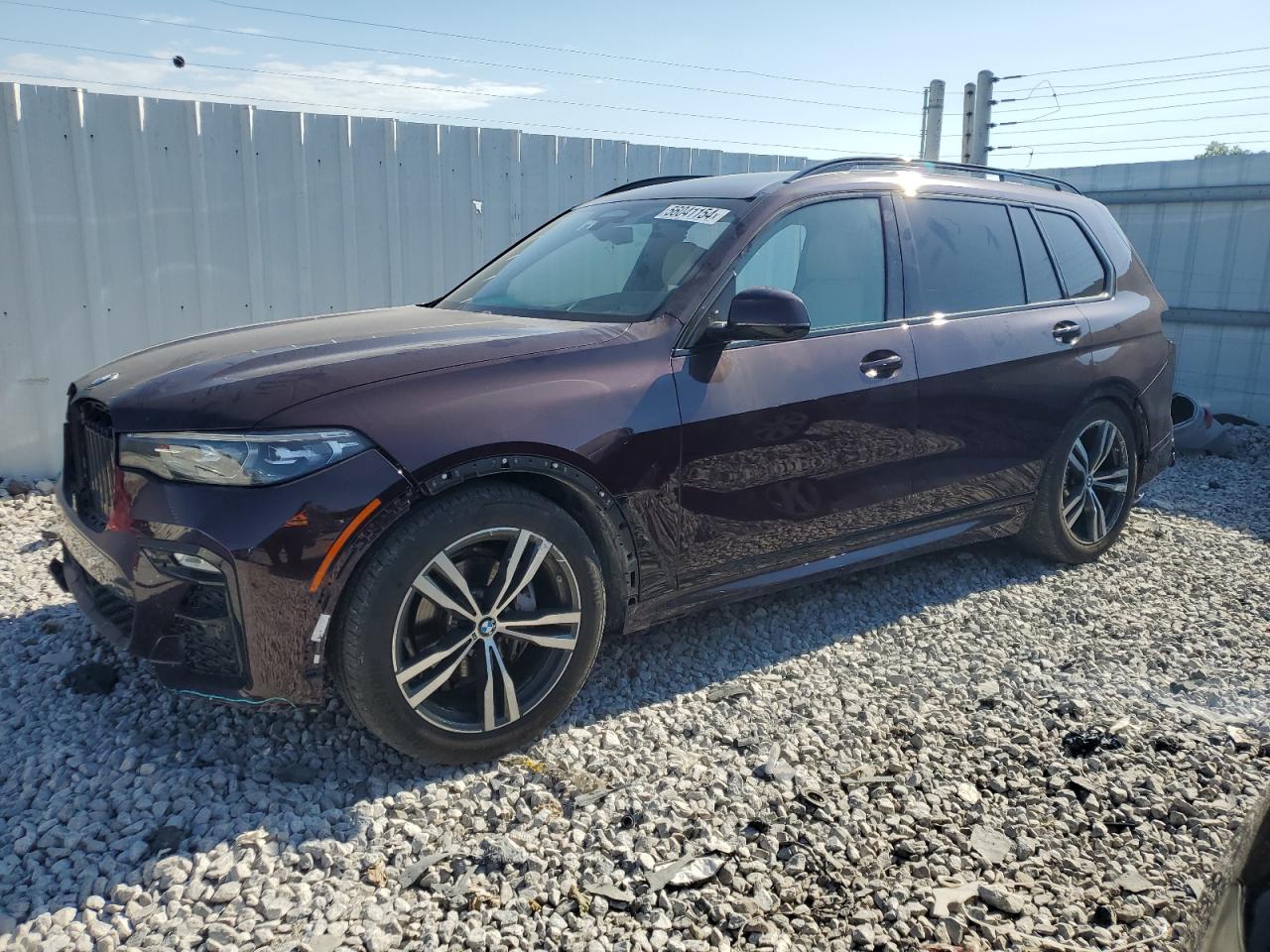 2022 BMW X7 XDRIVE40I VIN:5UXCW2C08N9J95981