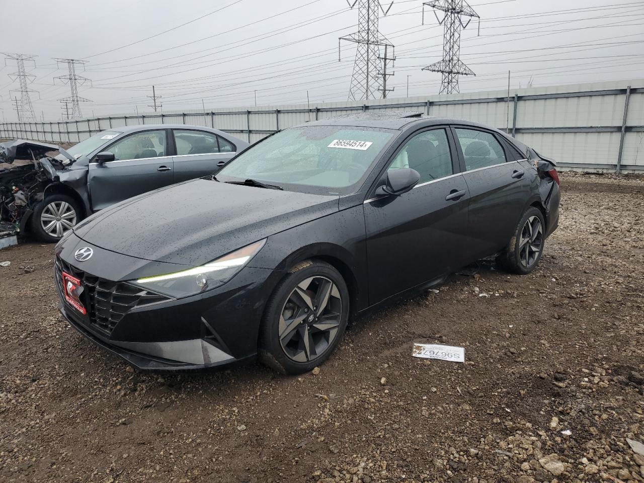 2022 HYUNDAI ELANTRA SEL VIN:KMHLN4AG7NU225030