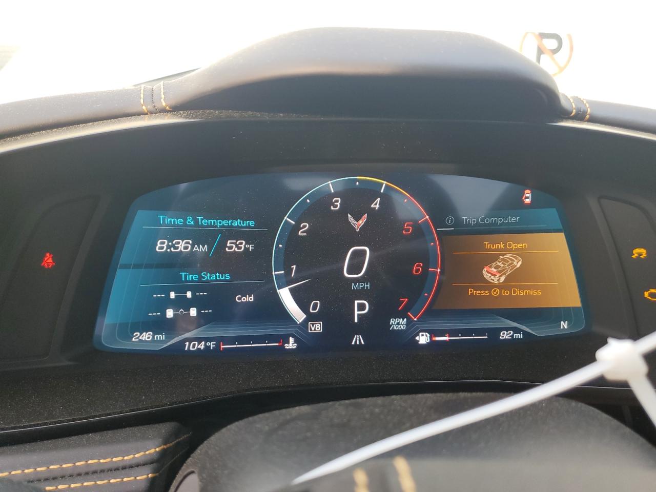 2024 CHEVROLET CORVETTE STINGRAY 3LT VIN:1G1YC3D4XR5102987