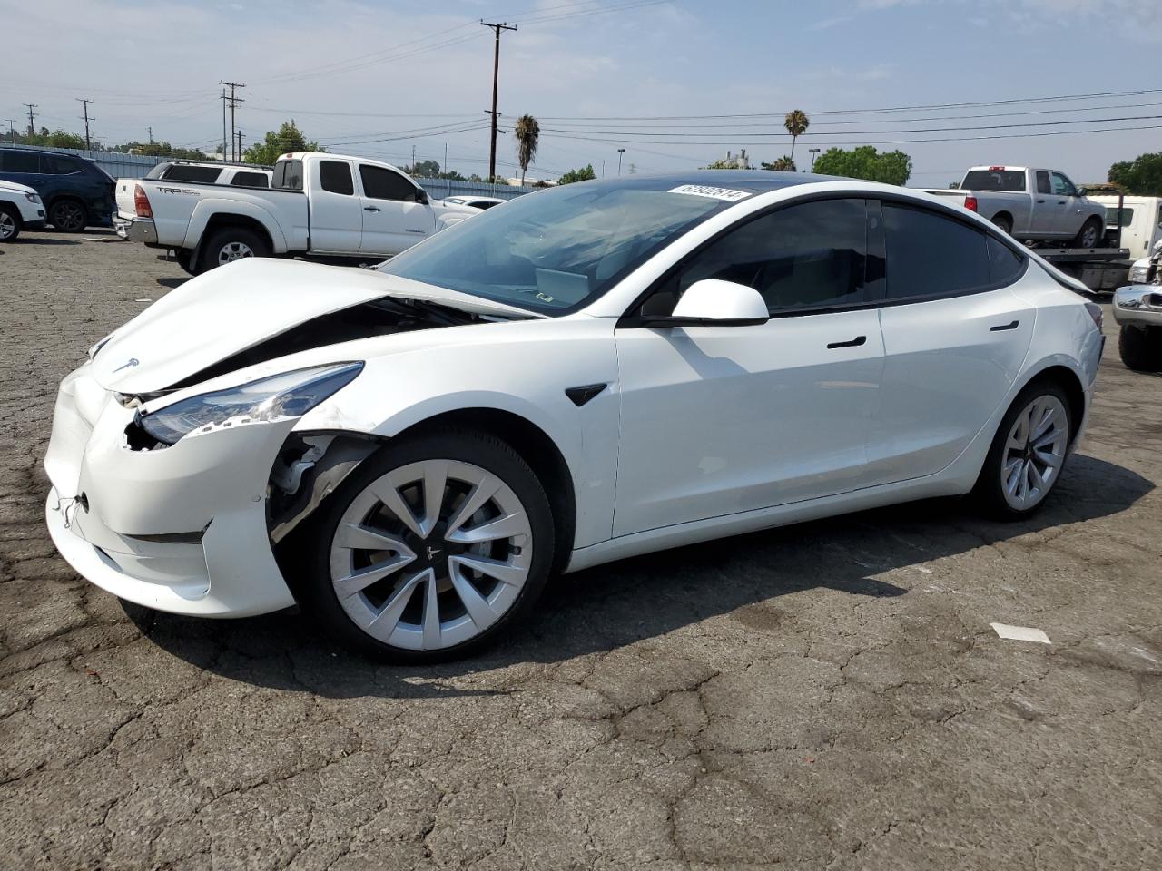 2022 TESLA MODEL 3  VIN:5YJ3E1EBXNF197346