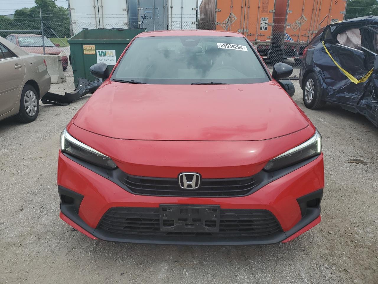 2022 HONDA CIVIC SPORT VIN:2HGFE2F51NH576100