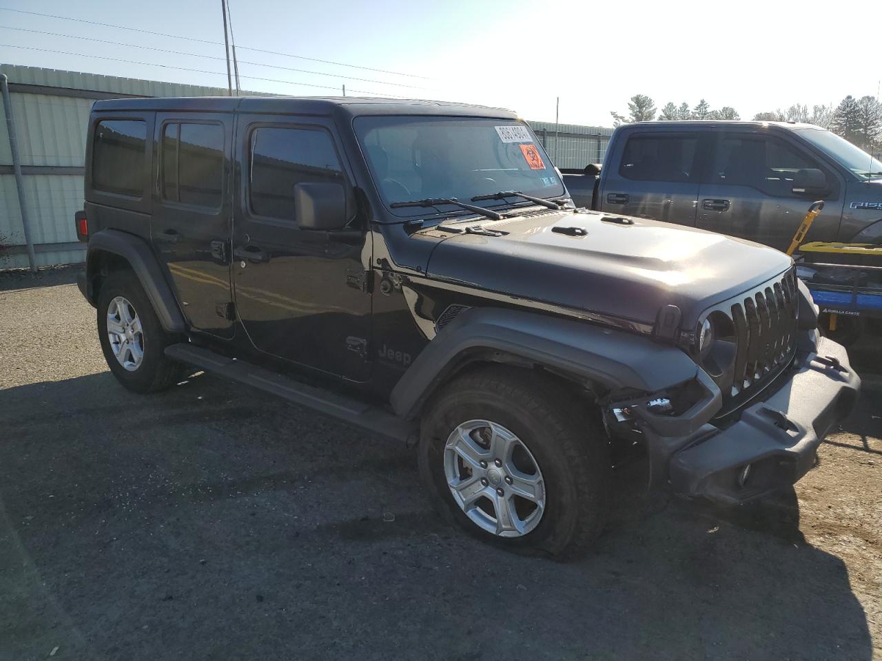 2022 JEEP WRANGLER UNLIMITED SPORT VIN:1C4HJXDN2NW132521