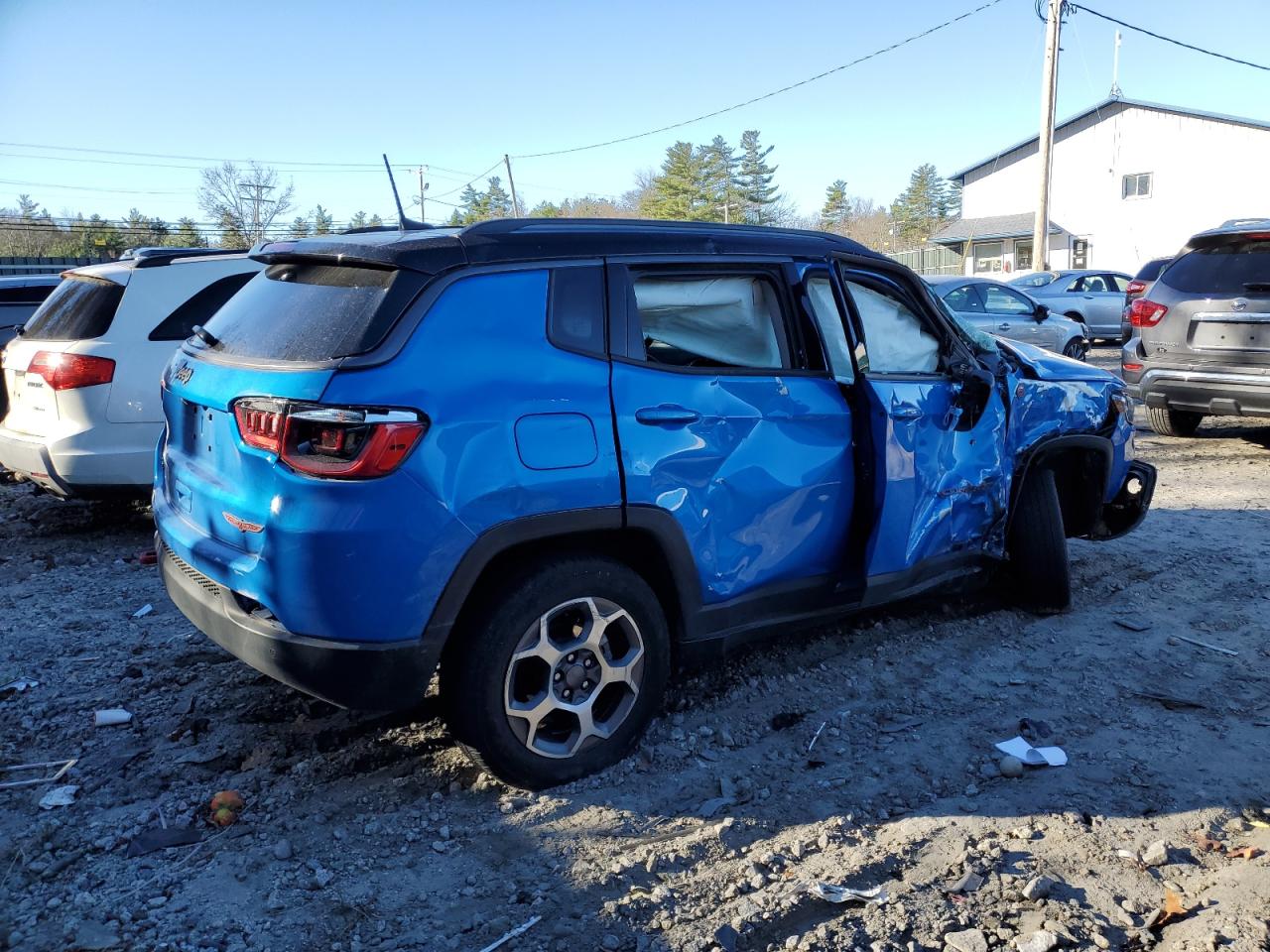 2022 JEEP COMPASS TRAILHAWK VIN:3C4NJDDB7NT126310