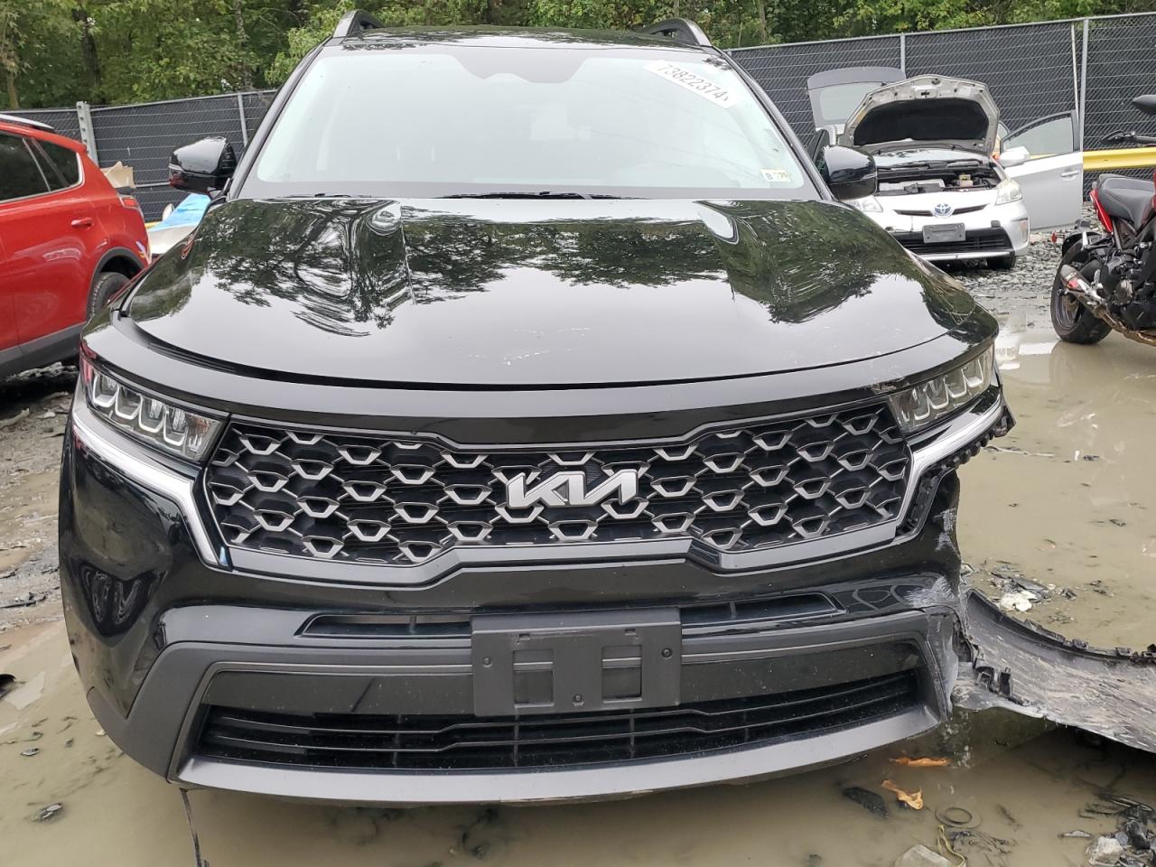 2022 KIA SORENTO S VIN:5XYRLDLCXNG148136