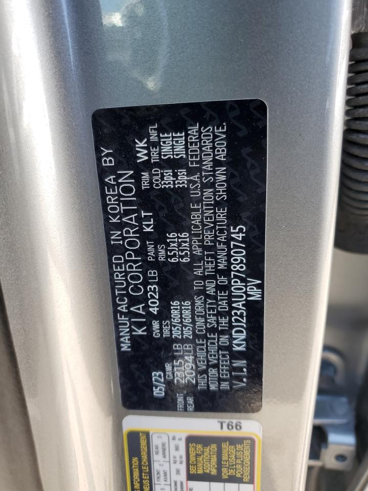 2023 KIA SOUL LX VIN:KNDJ23AU0P7890745