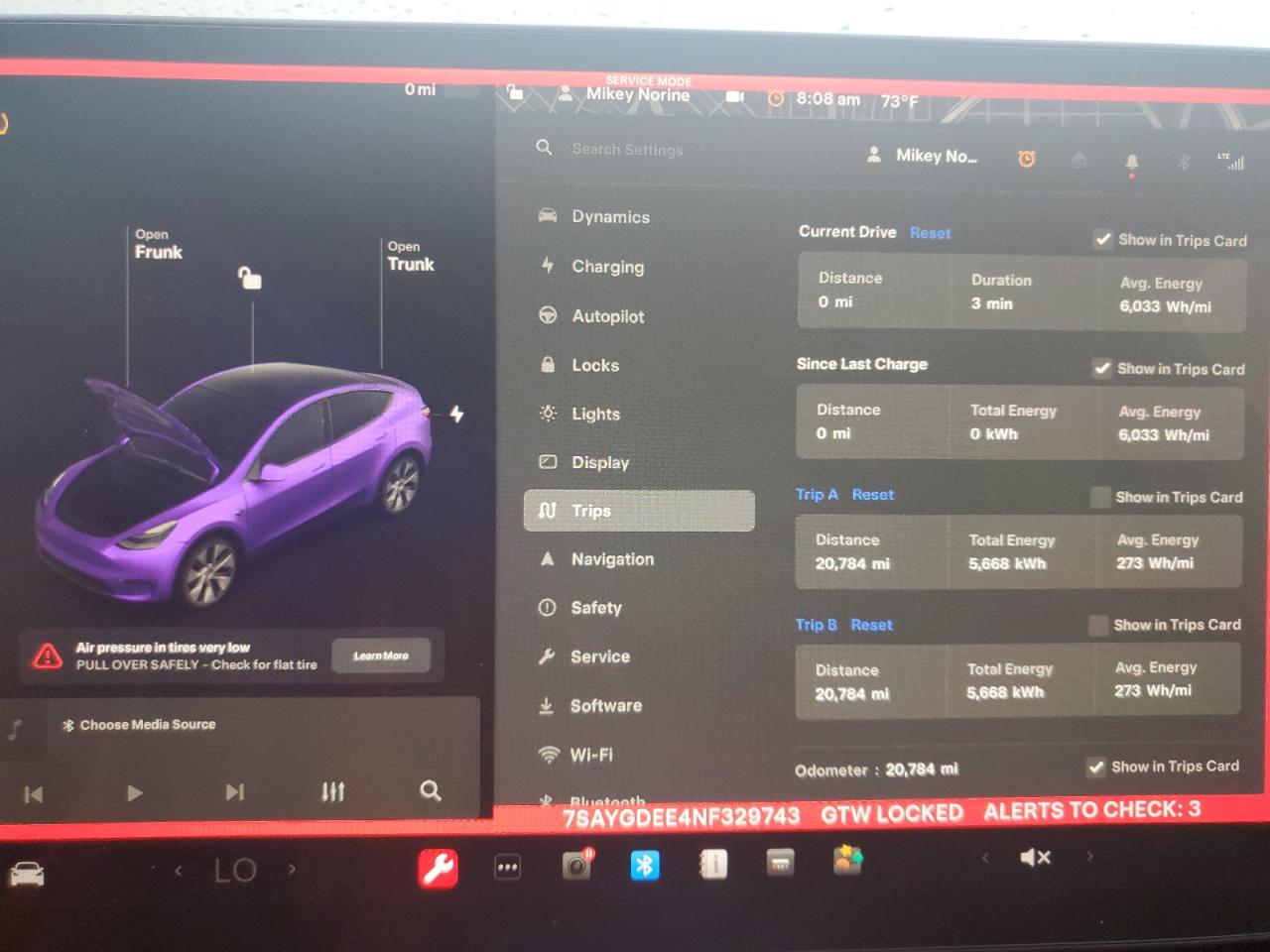 2022 TESLA MODEL Y  VIN:7SAYGDEE4NF329743
