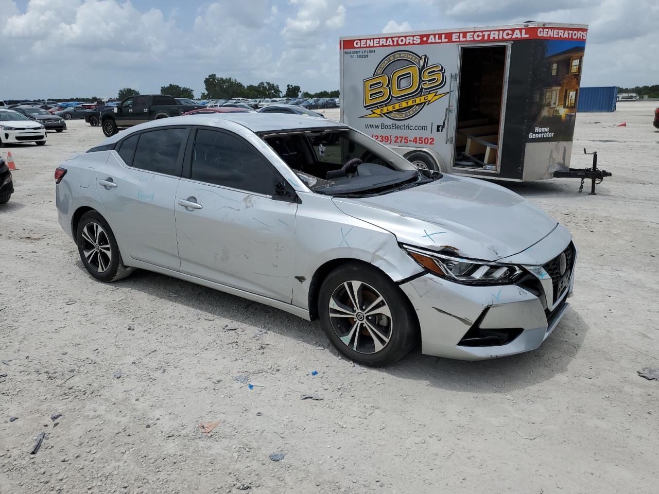 2022 NISSAN SENTRA SV VIN:3N1AB8CV3NY244942