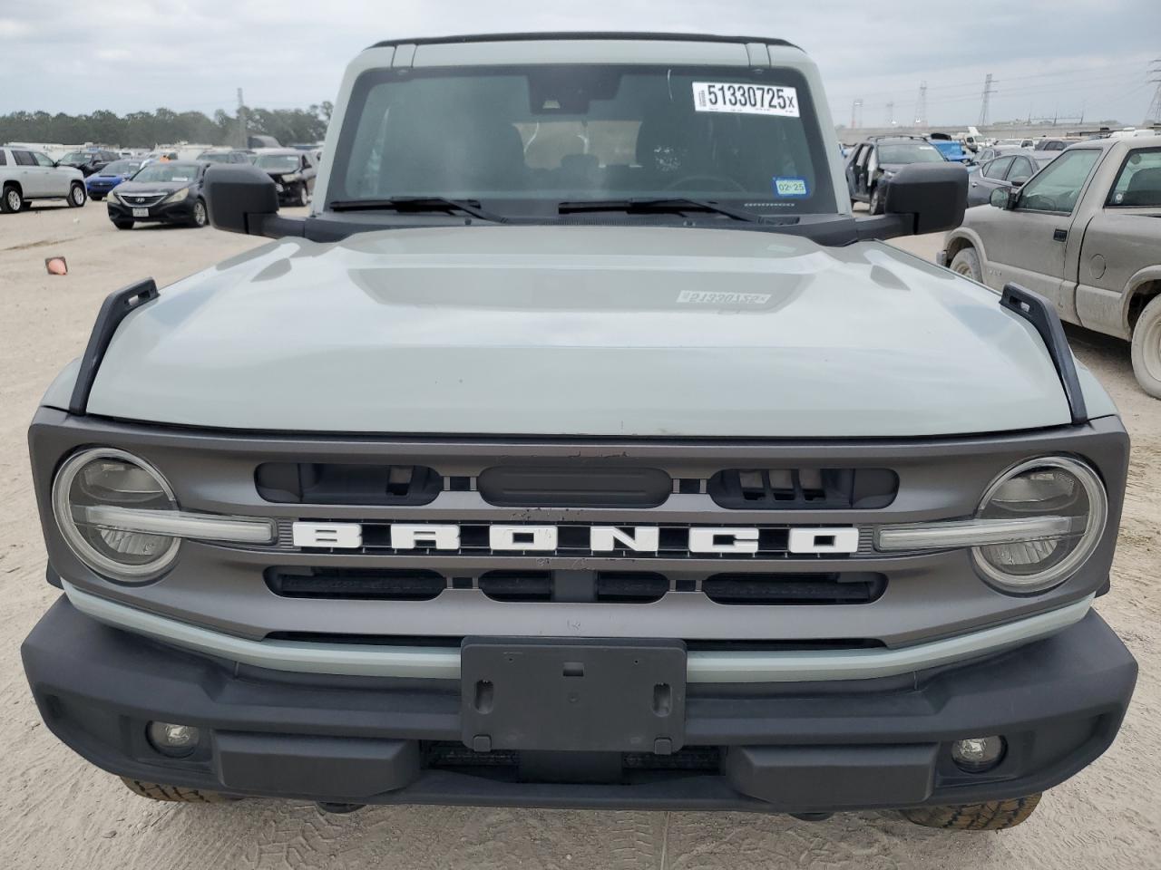 2022 FORD BRONCO BASE VIN:1FMDE5BH3NLA99823