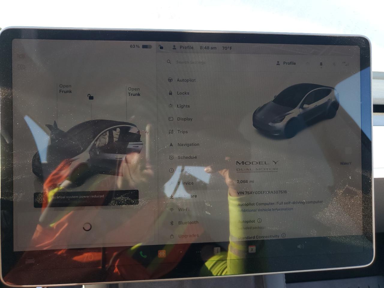 2024 TESLA MODEL Y  VIN:7SAYGDEFXRA307516