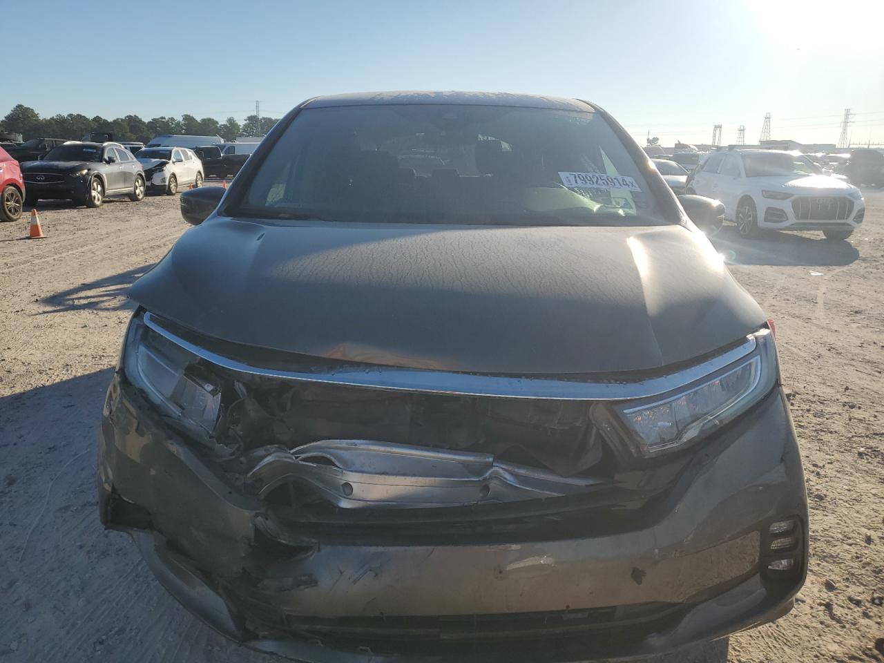 2022 HONDA ODYSSEY EX VIN:5FNRL6H57NB014214