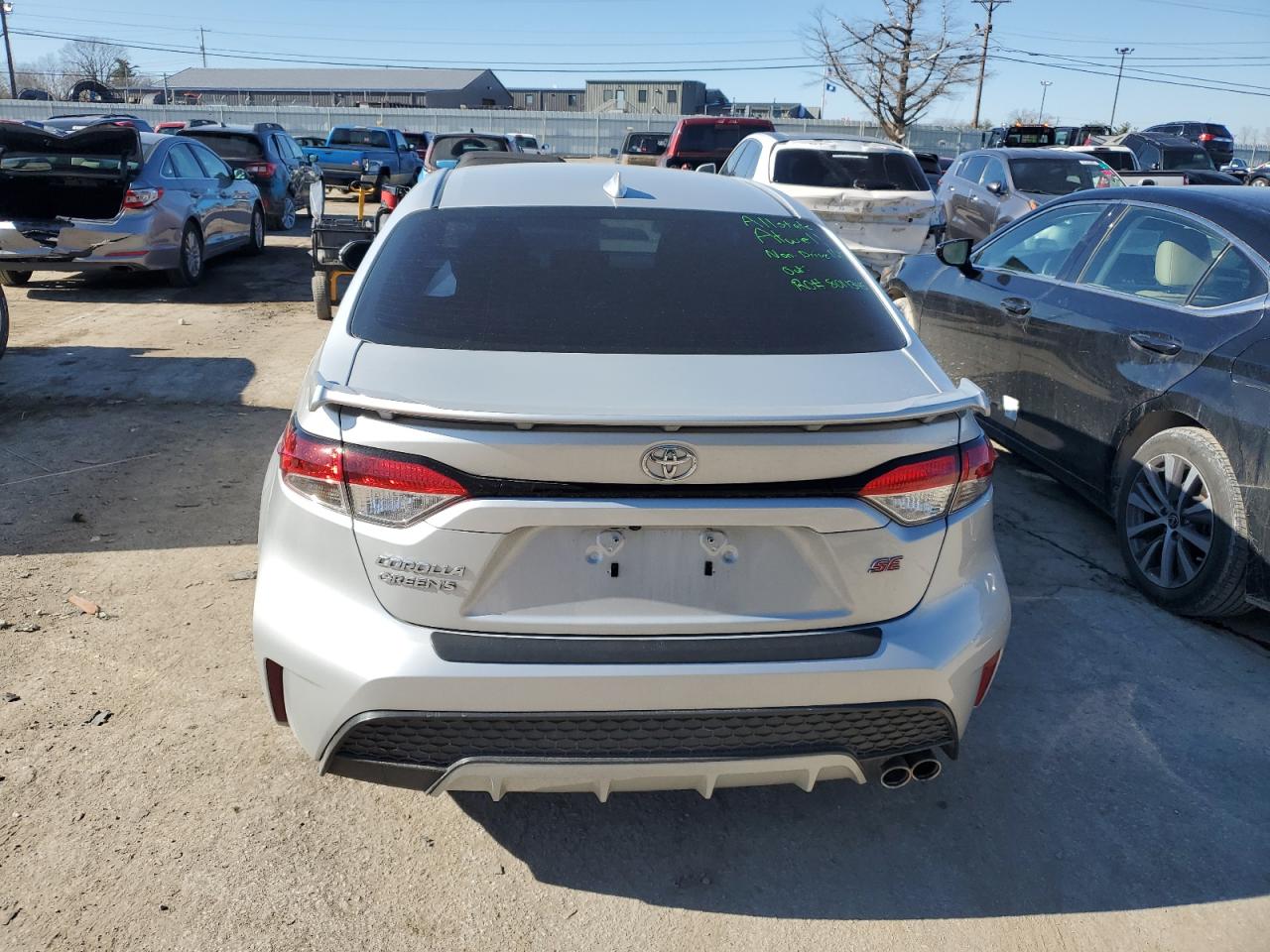 2022 TOYOTA COROLLA SE VIN:5YFS4MCE0NP127839